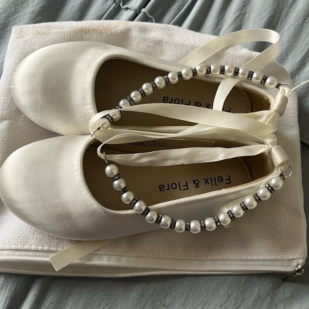 Felix and Flora Flower Girl Shoes